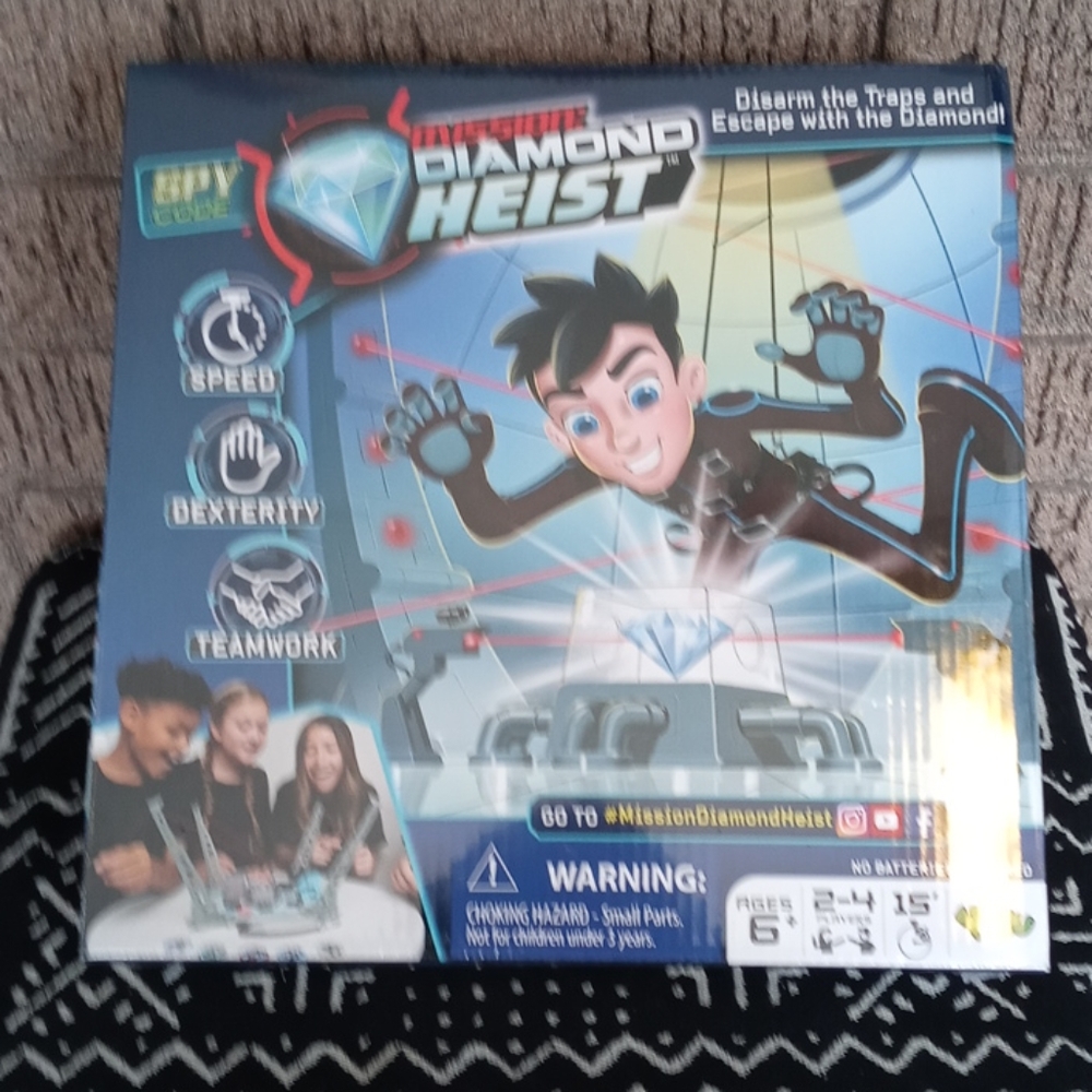 Spy Code Mission Diamond Heist Board Game